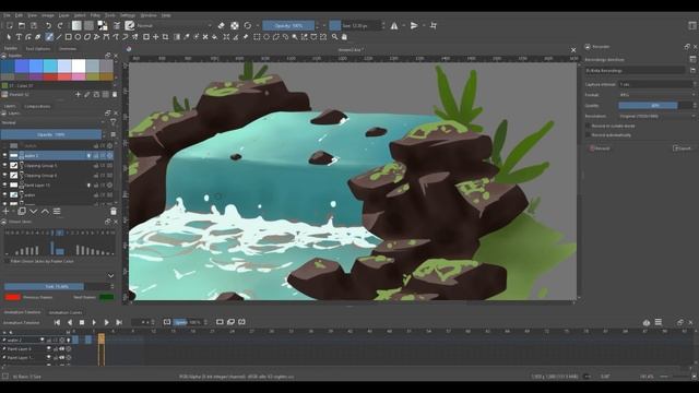 Animating Water in Krita 5.0 (Goodbye..) смотреть онлайн