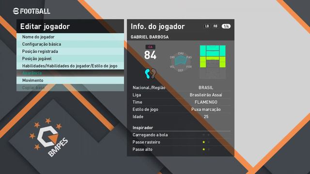 PES 2021 - NEW FACES GABIREL BARBOSA /E HAALAND /G BALE - By: Jonathan Facemaker - LEIA DESCRIÇÃO смотреть онлайн