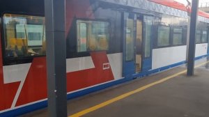 «В сильный ливень». ЭГЭ2Тв-001 «Иволга-3.0» Зеленоград - Ипподром на станции Лихоборы (Линия D3).
