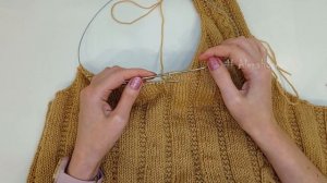 ?Вязание мужского жилета спицами | Мастер-класс | Узор косы | Безрукавка своими руками