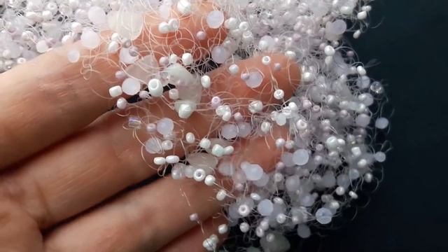 Воздушное колье из розового кварца бусин бисера "Нежность роз" (2163) смотреть онлайн