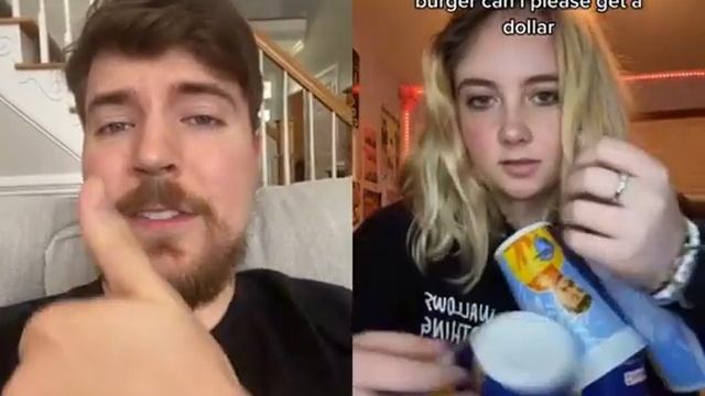 mr beast reaction to this girl?? смотреть онлайн