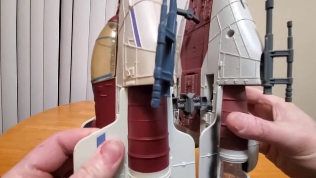 1985 Kenner Droids A-Wing Comparison To The 1997 Hasbro Release
