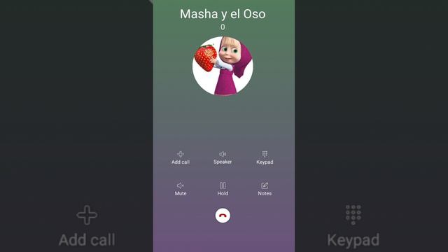 Llamada De Masha Y El Oso 🍓🐻