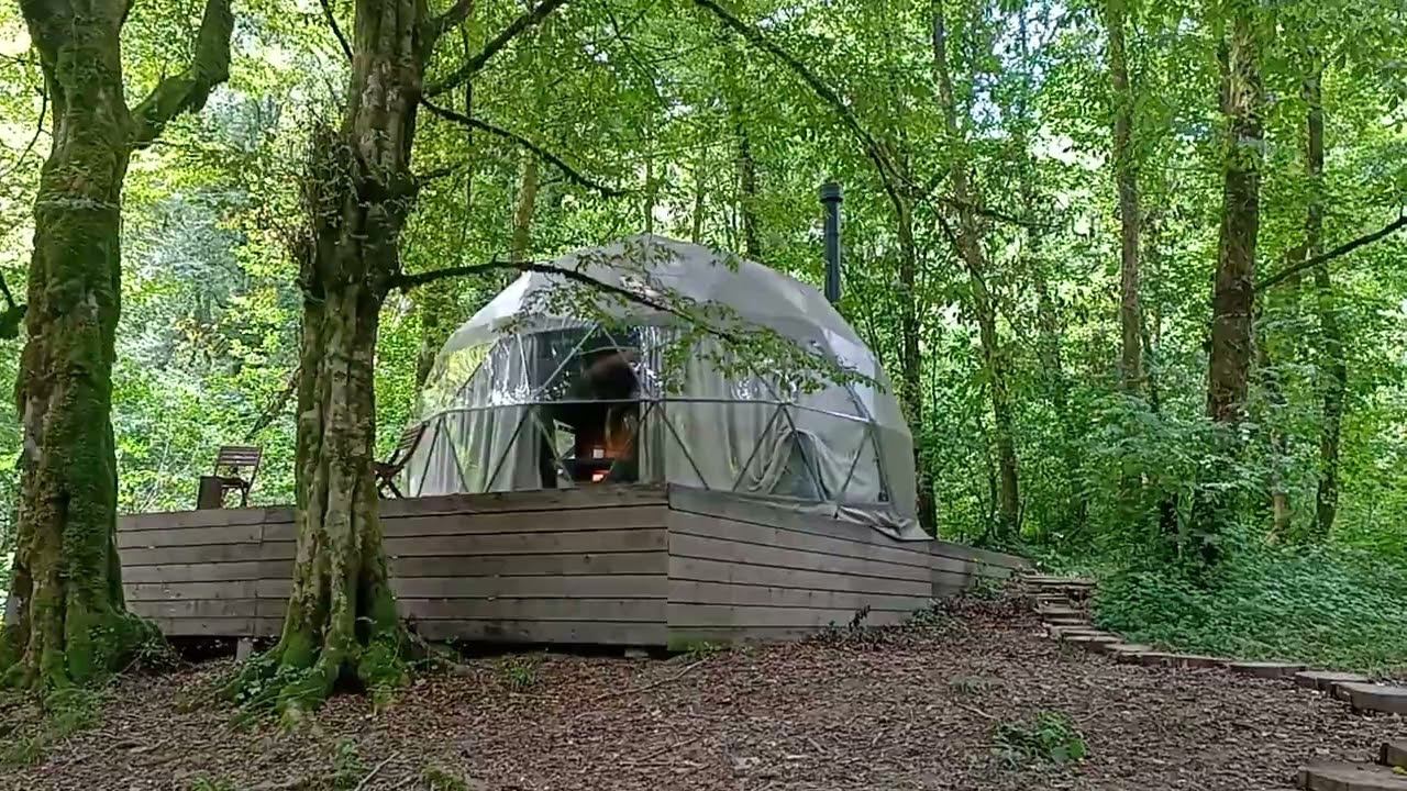 Глэмпинг "Вилли Улей" и "Лесная поляна".День в горах.Прогулка вдоль горной реки. с.Барановка. Сочи.