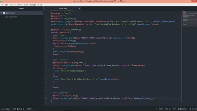 Tugas Pertemuan 11 Pembuatan JSON Pada PHP - Teknologi Web Service смотреть онлайн