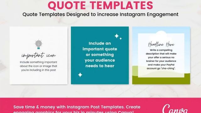 Instagram Marketing Strategy: Canva Instagram Biz Template Bundle смотреть онлайн
