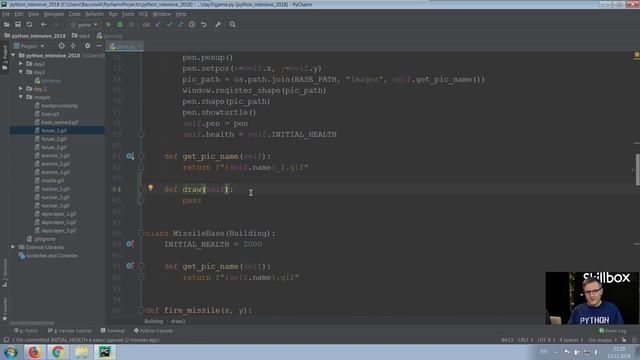 Как создать игру на Python. Часть 3 смотреть онлайн