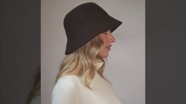 DZ4-12 Шляпа жен. 100% полиэстер разм.57 FABRETTI