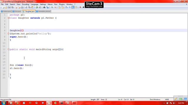 protected access in java смотреть онлайн