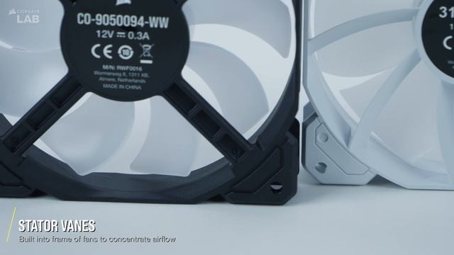 CORSAIR SP RGB Elite PWM Fans - Stator Vanes Explained смотреть онлайн