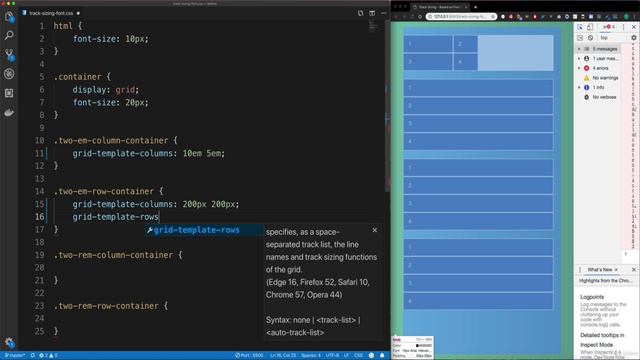 9 Track Sizing based on Font Size смотреть онлайн