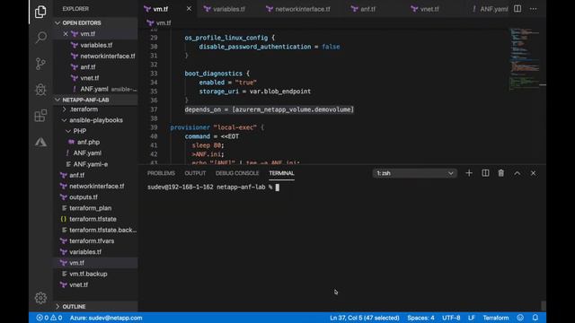 Deploying an Azure NetApp Files stack using Terraform and Ansible смотреть онлайн