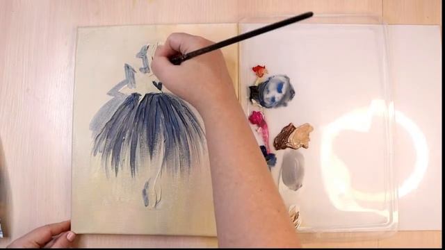 Интерьерная картина . "Балерина". Часть 2 смотреть онлайн