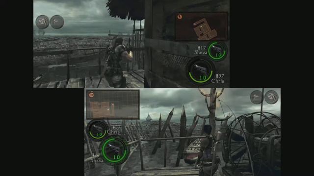 RESIDENT EVIL 5 SPLITSCREEN WALKTHROUGH PART 5!!!