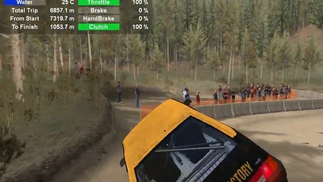 RBR Lada Samara 1.4 With realistic demage Mineshaft jump смотреть онлайн
