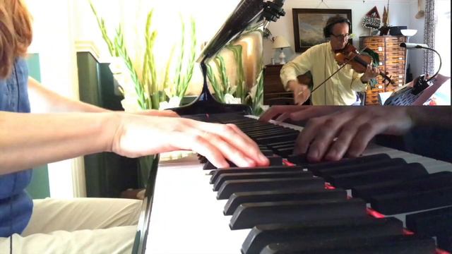 Mozart Violin and Piano Sonata in E minor, K304 in eased Lockdown- 2nd mvt - Juritz Briggs Duo смотреть онлайн