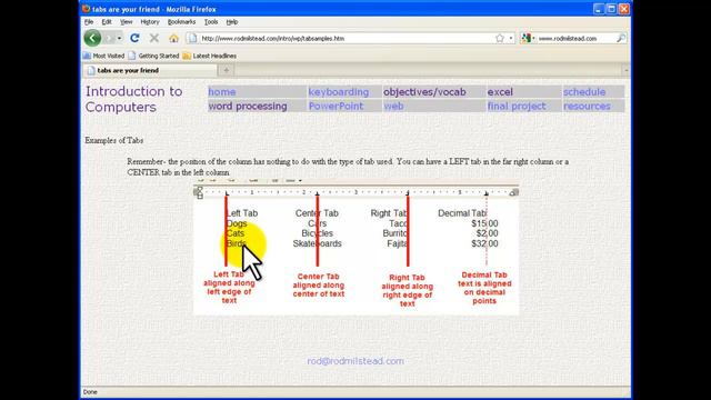 Mini lesson on tabs in MS Word смотреть онлайн