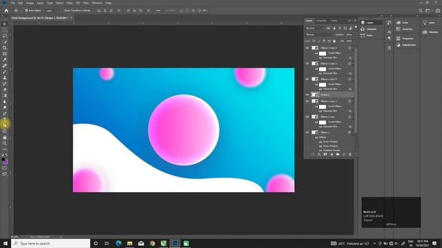 How to Create Fluid Background Design in Photoshop CC I Photoshop Tips & Tricks I Liquid Background смотреть онлайн
