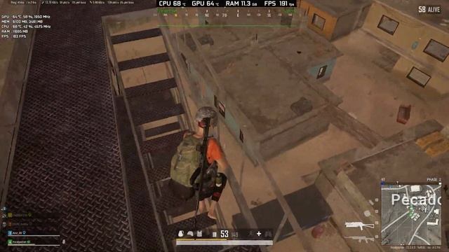 PUBG | RTX 3060 + Ryzen 5 | Perfomance Settings смотреть онлайн