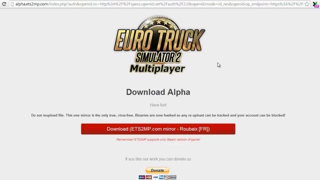 Cómo jugar al Euro truck simulator 2 multijugador MOD | ETS 2 MP MOD смотреть онлайн