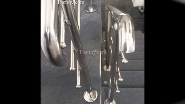 Перила из нержавеющей стали смонтированные