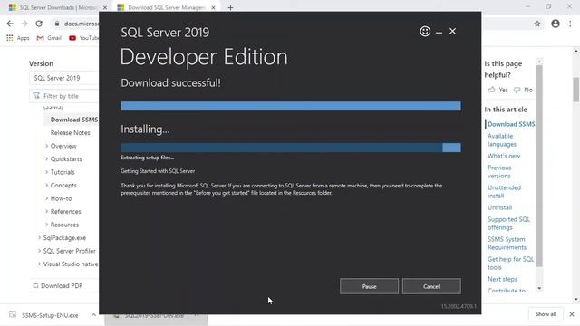 Install SQL Server and SSMS смотреть онлайн