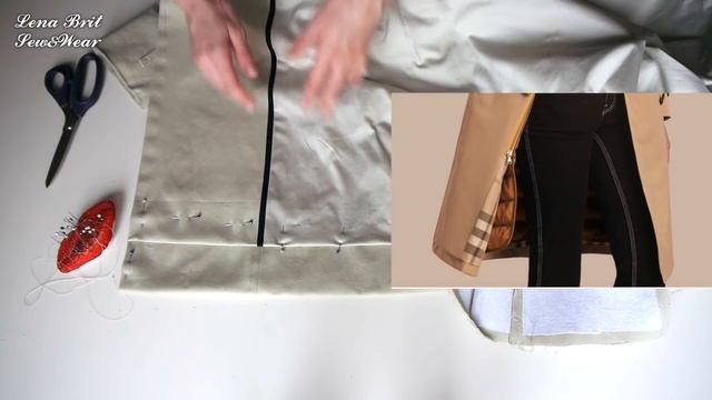Я ШЬЮ: Тренч ч.7 ПОДКЛАДКА I SEW: Basic trench LINING смотреть онлайн