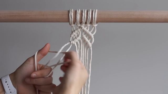 DIY Macrame Tutorial - Berry Knot Pattern! смотреть онлайн