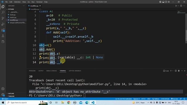 Python Access Modifiers | Learn Coding смотреть онлайн