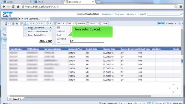 How do I export an XML Course Results Import file to Excel for editing (Non-SMART users)? смотреть онлайн