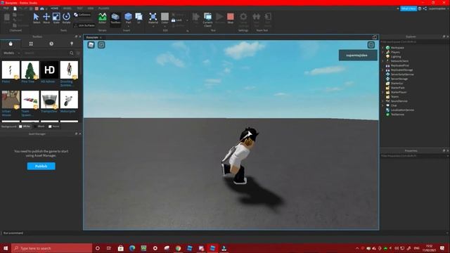 how to make custom foot step walking sounds in roblox studio! смотреть онлайн