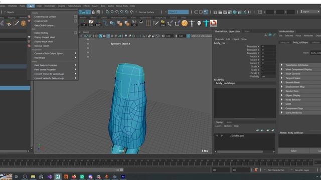 Autodesk Maya | Как оптимизировать симуляцию ткани | [гайд] смотреть онлайн