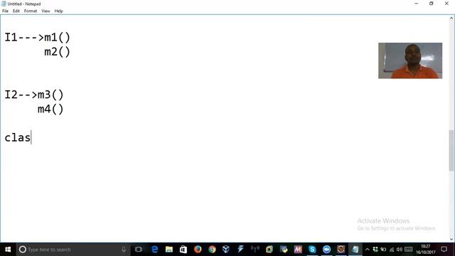 42.Core Java Multiple Inheritance using interfaces by Manohar Papasani. смотреть онлайн