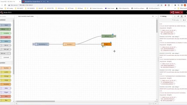 node red 01 mariadb insert data смотреть онлайн