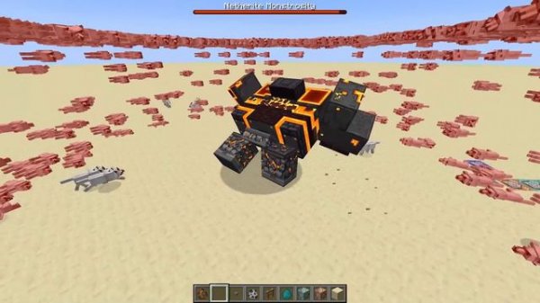 NETHERITE MONSTROSITY vs 1000 of all Minecraft Mobs - Netherite Monstrosity vs all Mobs Army 1v1000