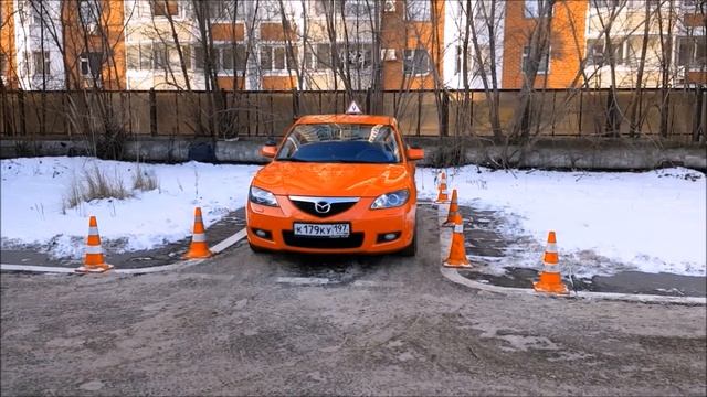 Подготовка на просторной площадке к экзаменам в ГИБДД Северное Бутово смотреть онлайн