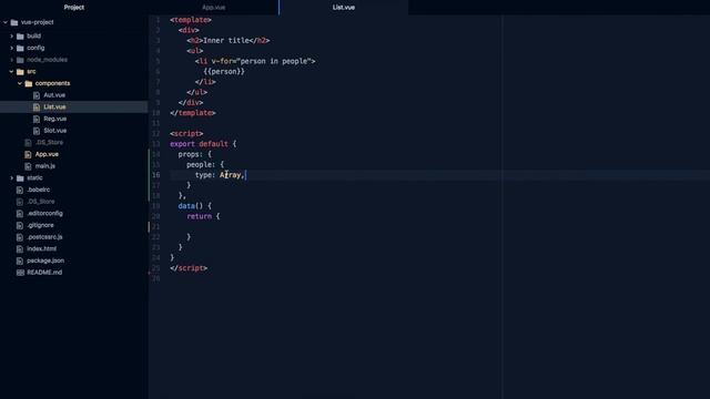 Vue JS #22 Пропсы (Props) смотреть онлайн