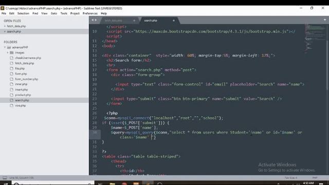 Creating a PHP Search hindi смотреть онлайн