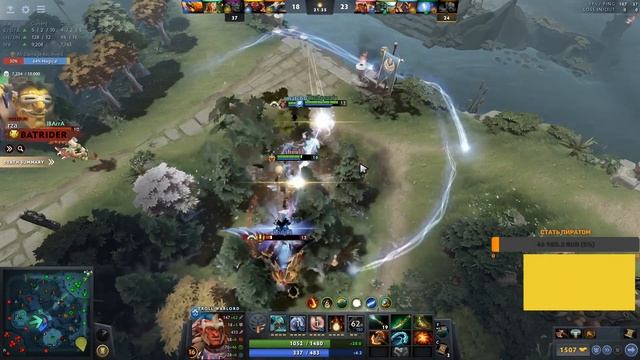 ДАХАК С СЕМОЙ ПРОТИВ ФНА В ПОТНОЙ КАТКЕ / DAXAK NIGHT STALKER DOTA 2 / CREATOR смотреть онлайн