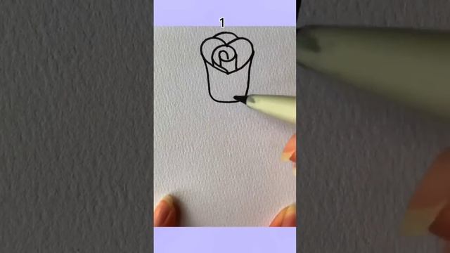 easy drawing flower drawing смотреть онлайн