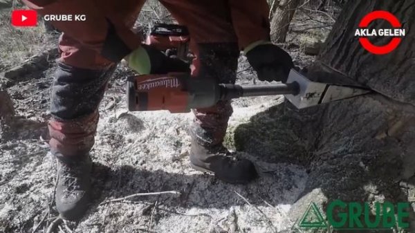 Ingenious Tool For Cutting Tree - Incredible Technology Modern Woodworking Equipments