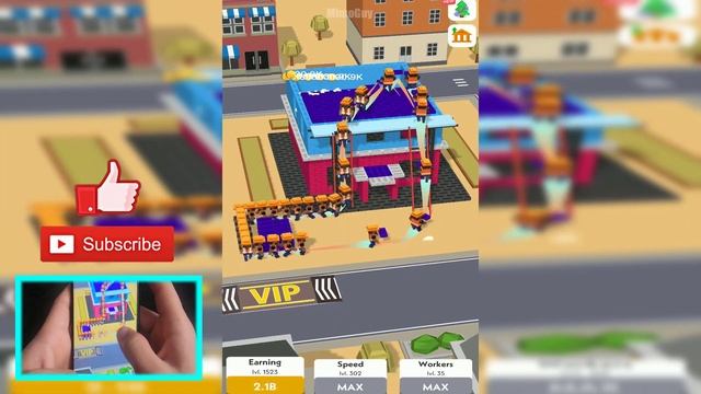 Idle Construction 3D! Max Level Building Evolution! Idle Construction 3D Level 9999 смотреть онлайн