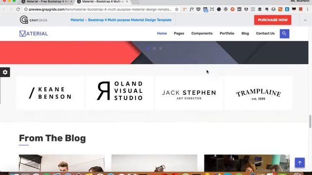 Material Design Bootstrap 4 смотреть онлайн