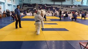 Бой карате киокушинкай.Блохин Илья. Юнуши 12-13 лет.