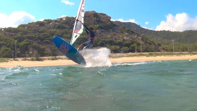 Как сделать Front loop/Forward loop. Обучение виндсерфингу смотреть онлайн