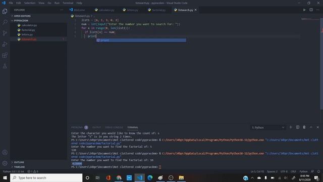 Python Practice Probelm #4 | List Search смотреть онлайн