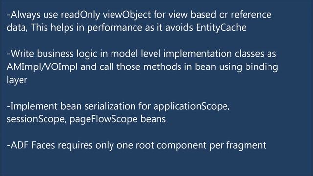 Oracle ADF Best Practices, Mistakes and Worst Practices смотреть онлайн