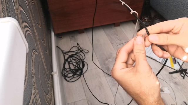 УЗЕЛ для посадки КАСТИНГОВОЙ СЕТИ на шнур и УСТАНОВКА СТРОП обжимными трубочками