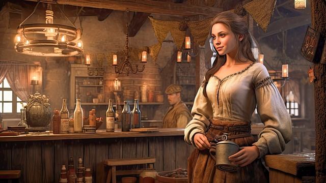 Medieval Journey: Cinematic Scenery & Relaxing Music | Tavern Ambiance & Lofi Instrumentals смотреть онлайн